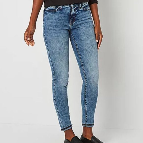 a.n.a Denim - a.n.a Tall Womens High Rise Skinny Fit Jean 18 Tall NWOT